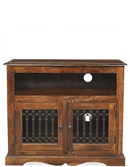 Jali Sheesham Square TV Cabinet