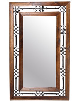 Jali Sheesham Tall Mirror