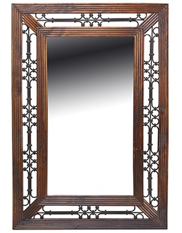 Jali Sheesham Rectangular Mirror