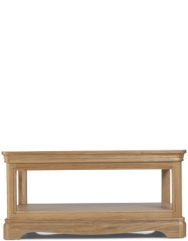 Kilmar Natural Oak Living & Dining Coffee Table With Shelve