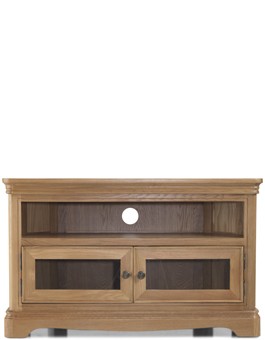 Kilmar Natural Oak Living & Dining Corner TV Unit