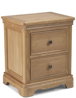 Kilmar Natural Oak Bedroom Bedside Cabinet