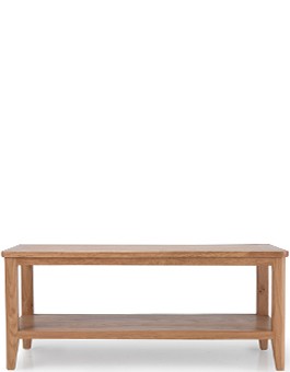 Eklund Oak Coffee Table with Shelf