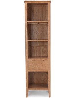 Eklund Oak Slim Bookcase