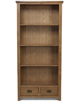 Oak Bookcases Rustic Oak Bookcases Quercus Living