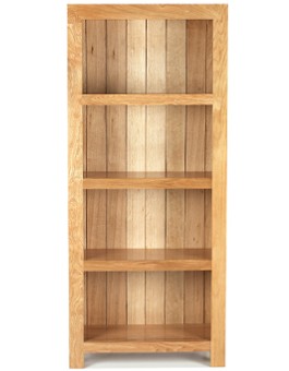 Cube Oak Solid Bookcase