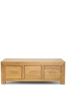 Cube Oak 6 Drawer Coffee Trunk