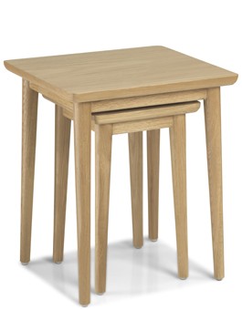 Skiena Oak Nest Of 2 Table