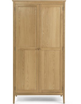 Kassay Oak Full Hanging Double Wardrobe