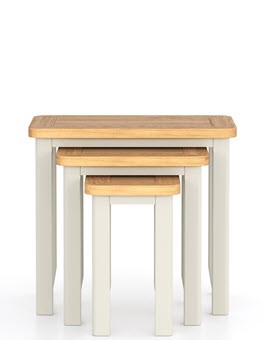 Harlyn Painted Nest of 3 Tables