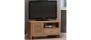 Halmstad Natural Oak Corner TV Unit