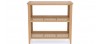 Halmstad Natural Oak Open Bookcase