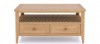 Halmstad Natural Oak 2 drawer Coffee Table