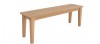 Halmstad Natural Oak Dining Bench