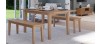 Halmstad Natural Oak Dining Bench