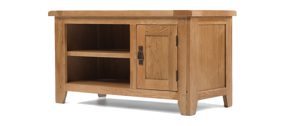 Rustic Oak TV Unit Quercus Living