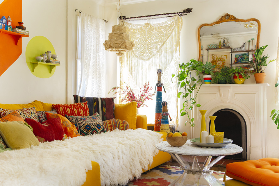 bohemian style interiors