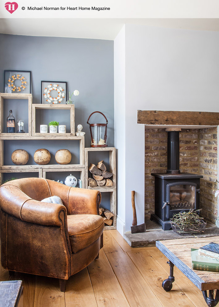 country cottage living room patina